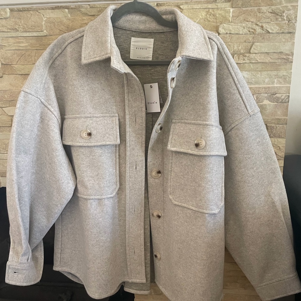 ELODIE Button Down Jacket